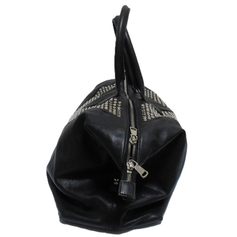 YVES SAINT LAURENT Rive Gauche SAC Y ROCK Easy Rock Studded Leather Boston Bag B - Picture 3 of 16